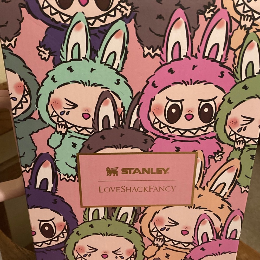 STANLEY x LOVESHACKFANCY x Labubu Collab QUENCHER H2.0 TUMBLER 40 Oz Bundle NIB - Picture 13 of 15